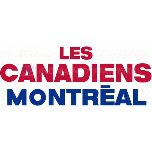 Montreal Canadiens Iron-on Stickers (Heat Transfers)NO.202